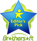 SPAMfighter was named Editors pick by Brothersoft - a top download site.