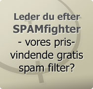 Leder du efter SPAMfighter - vores prisvindende gratis spam filter?