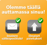 Olemme täällä auttamassa sinua!