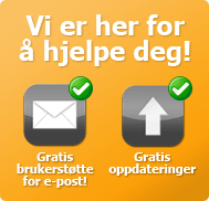 Vi er her for å hjelpe deg!<br />