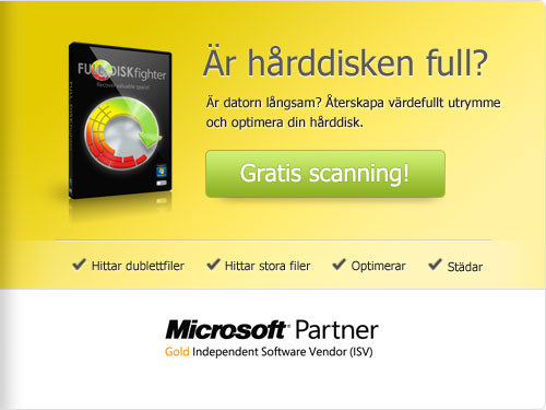 Hur enkelt är det att städa en full hårddisk med FULL-DISKfighter? - 1-2-3 Problemet är löst!