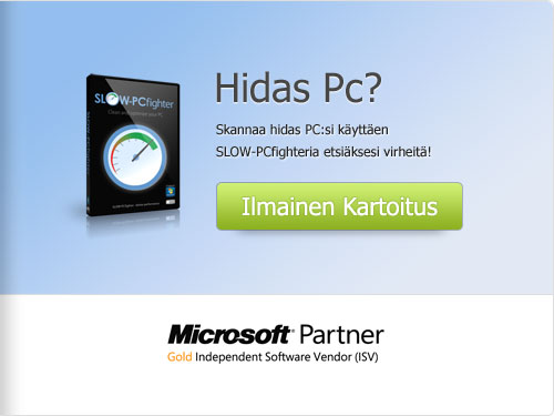 Väsynyt hitaaseen tietokoneeseen? Ilmainen skannaus!