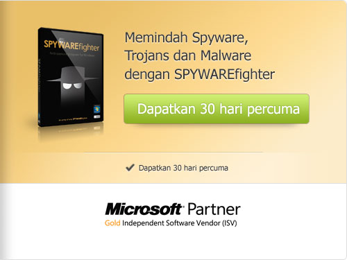Memindah Spyware, Trojans dan Malware dengan SPYWAREfighter