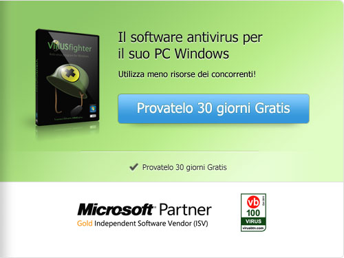 Il software antivirus per il suo PC Windows